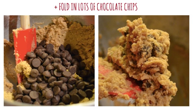 Chocolate Chip Cookies + Fold Chocolate Chips